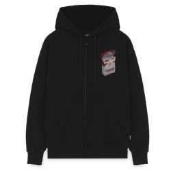 Felpa Propaganda Zip Hoodie Pocket Black