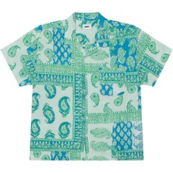 Camicia Obey Mayer Woven Delicate Blue Multicolor