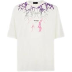 T-Shirt Phobia Archive Neon Lightning Purple Grey Fuxia