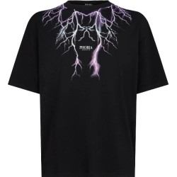 T-Shirt Phobia Archive Neon Lightning Purple Black Grey