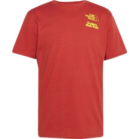 T-Shirt The North Face M Foundation Graphic Tee Red