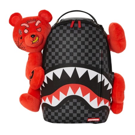 Zaino Sprayground Diablo Bearhug Bear Backpack Red