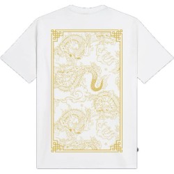 T-Shirt Dolly Noire Chinese Dragon Tee White